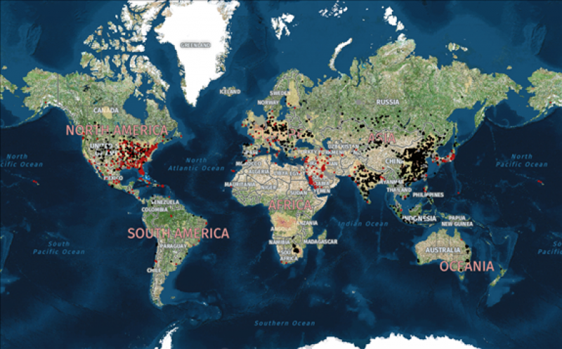 遠(yuǎn)超中國(guó)印度和美國(guó)的地區(qū)，南非姆普馬蘭加成全球最大的二氧化氮（NO2）空氣污染區(qū)