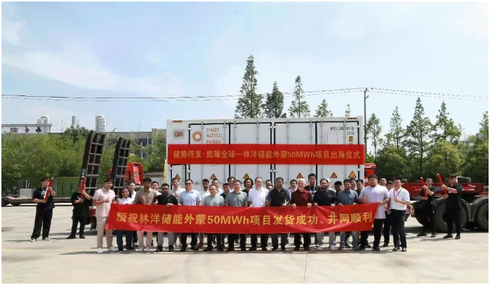 林洋儲能蒙古國儲能項目成功啟運