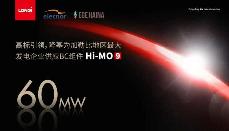 隆基為加勒比地區(qū)最大發(fā)電企業(yè)供應BC組件Hi-MO 9